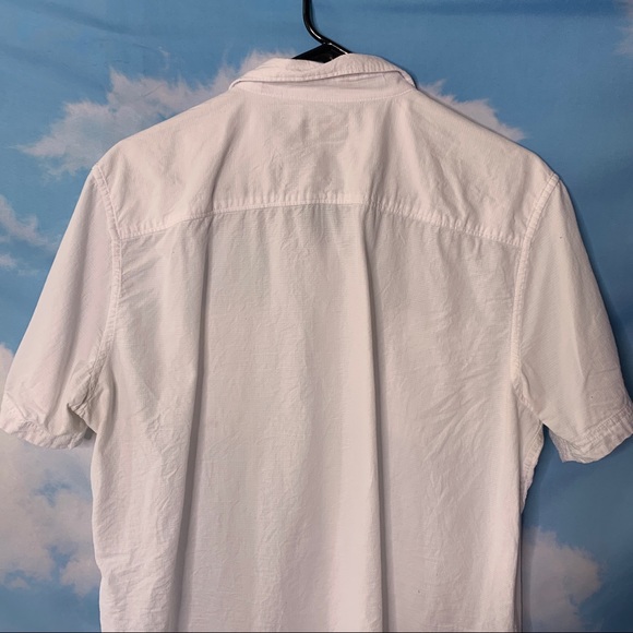 Structure- White Slim Fit Button Up Shirt size L - Picture 7 of 9